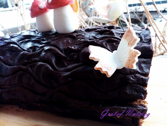Chocolate Sponge Cake (Log Cake)
