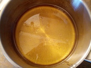 honey and oil