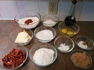TIP: Always measure out ingredients before you start mixing your batter.