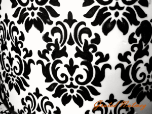 Damask Pattern made with Royal Icing