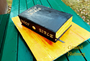 Closed Bible Cake