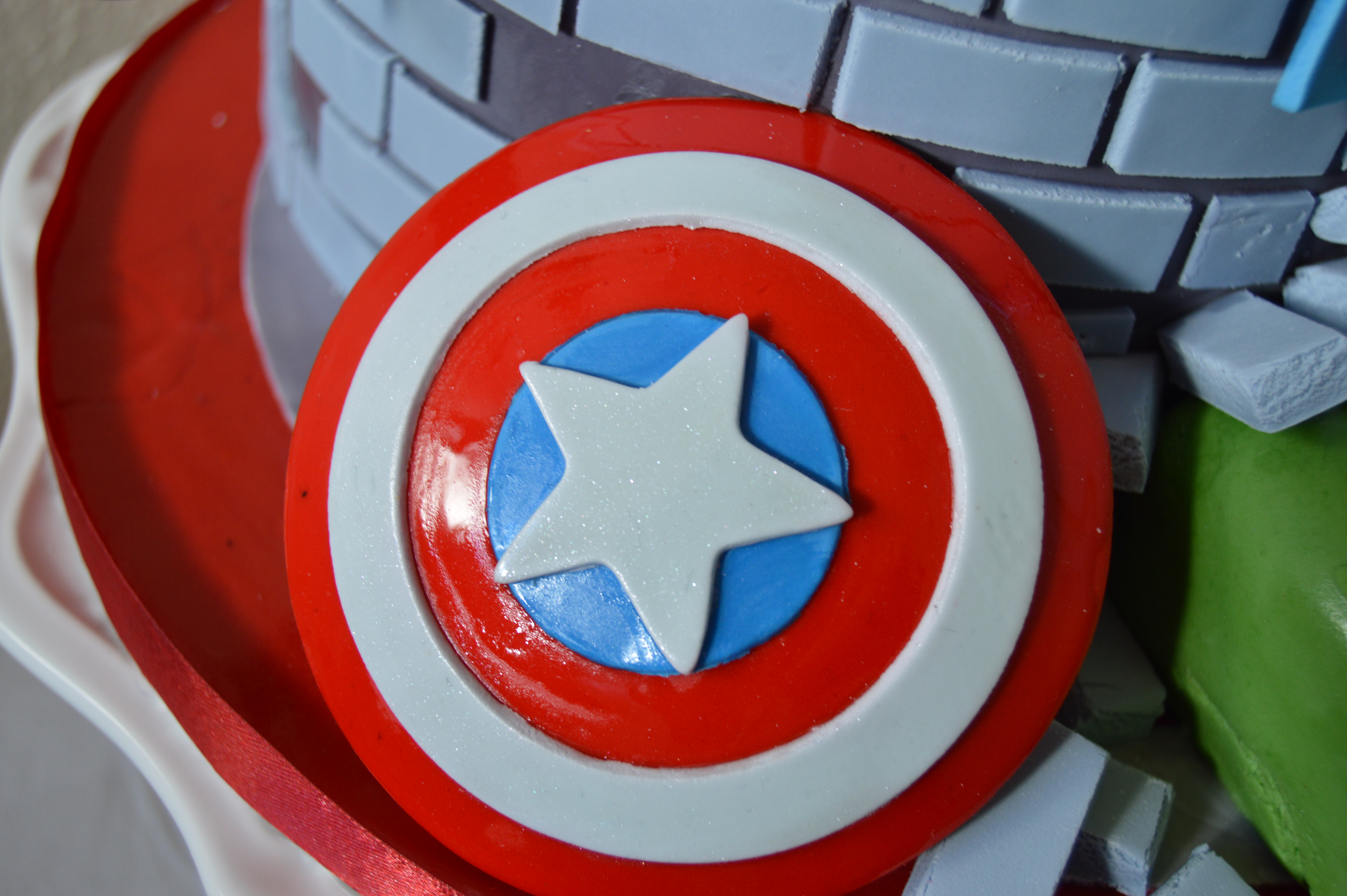 Fondant Captain America Shield Tutorial