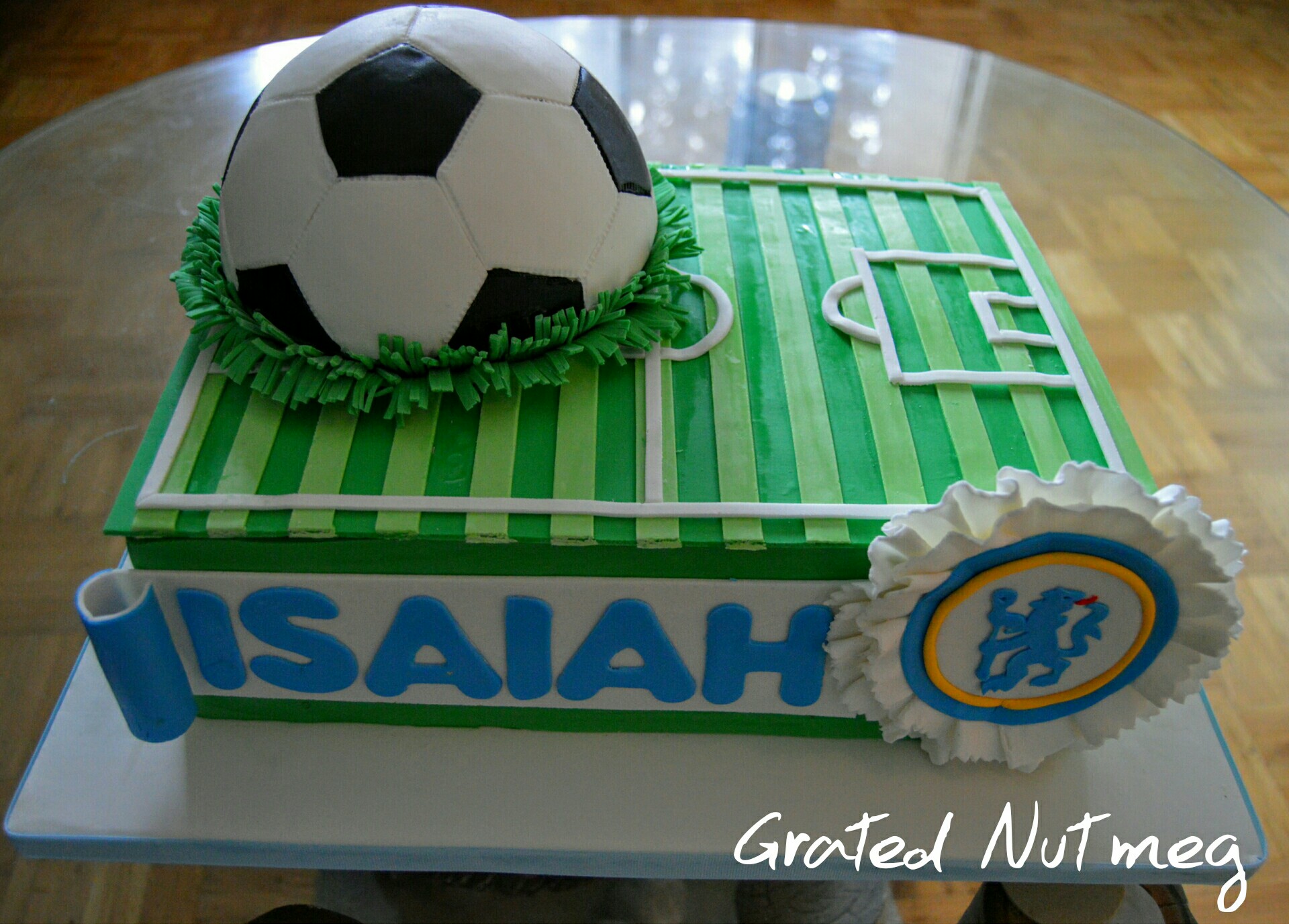 The Making of a Football Cake
