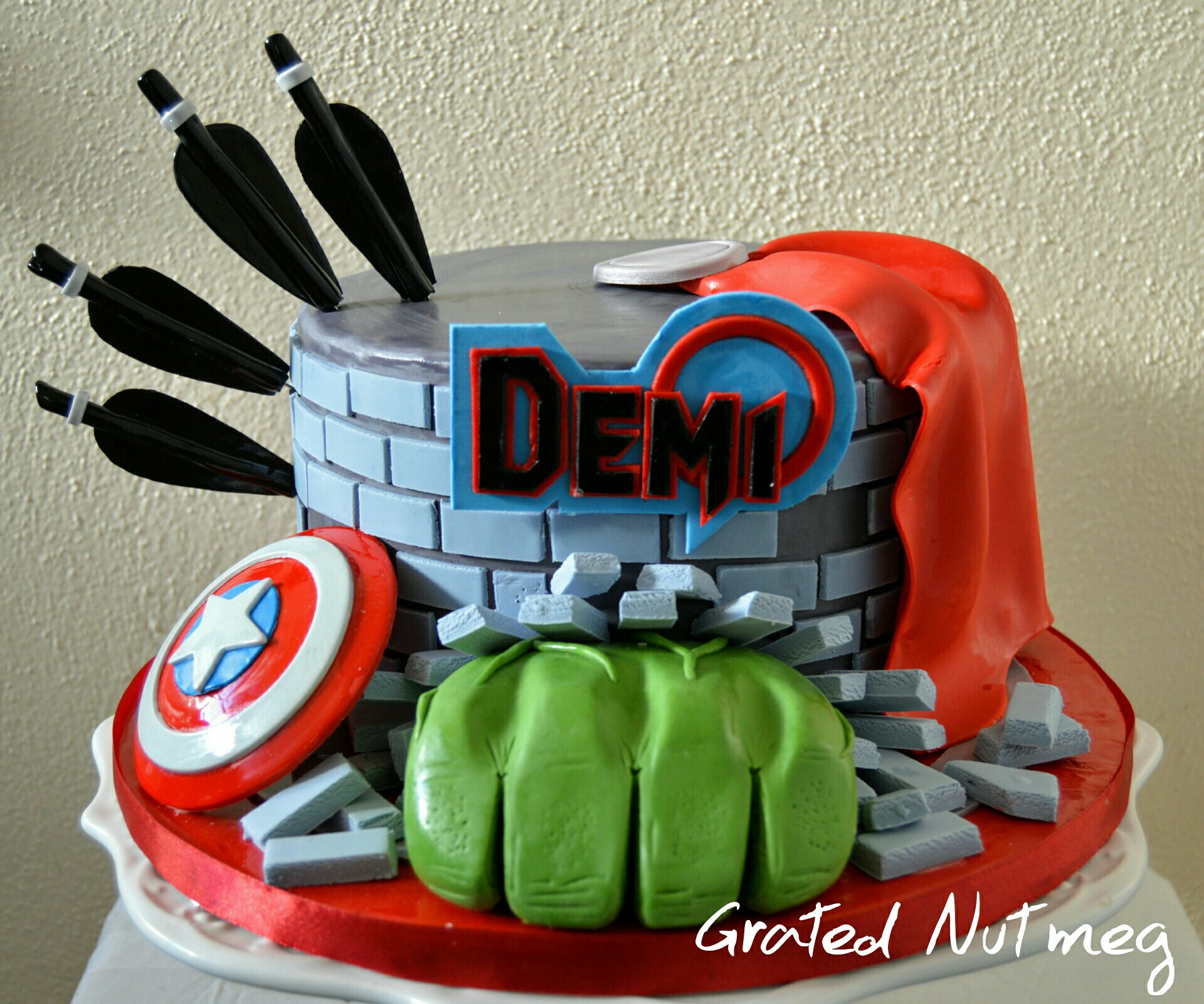 The Making of An Avengers Cake