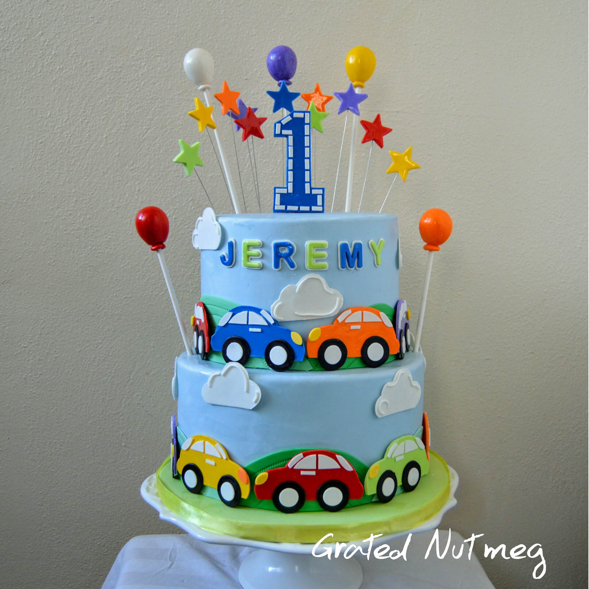 The Making of a Cars Cake
