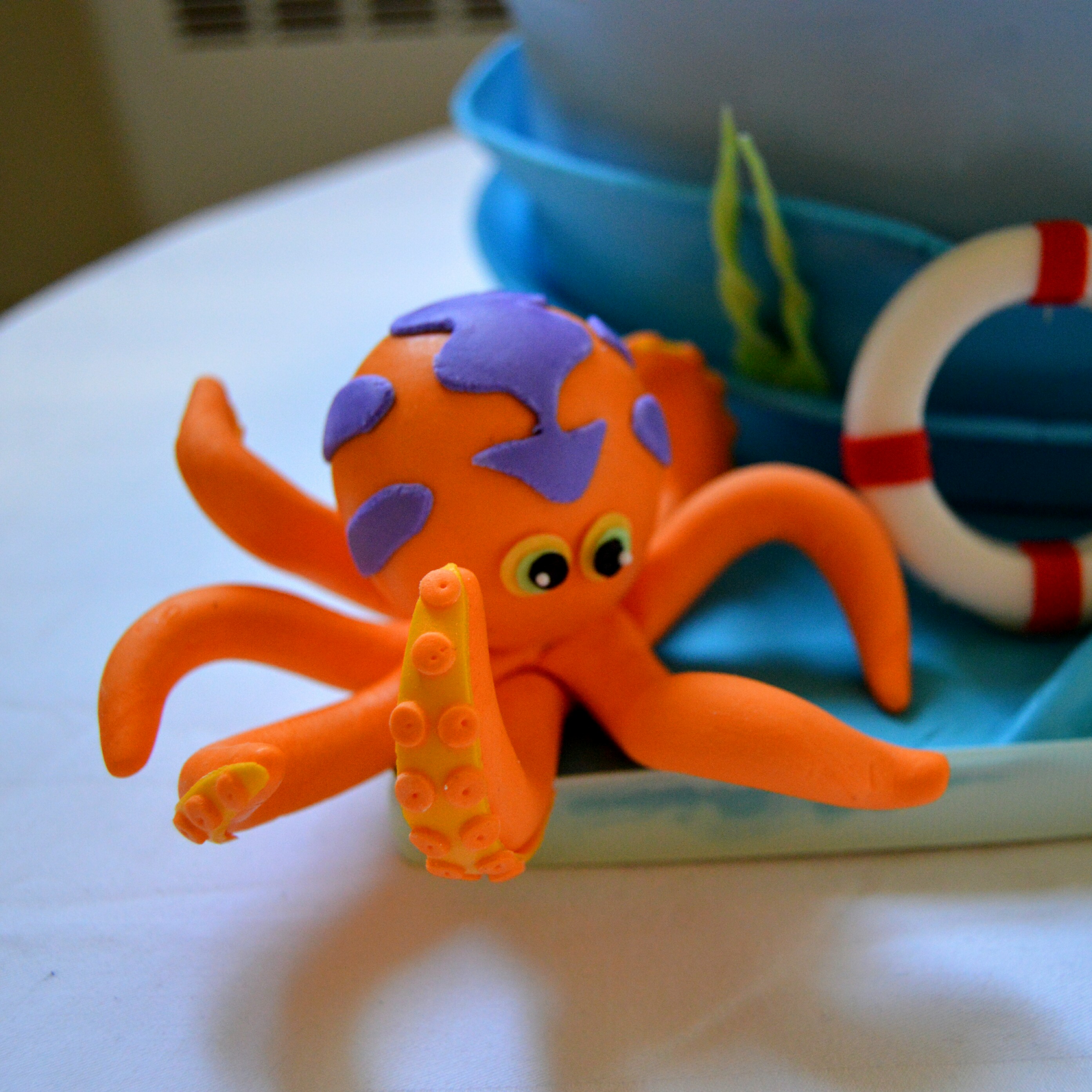 Fondant Octopus Topper Tutorial
