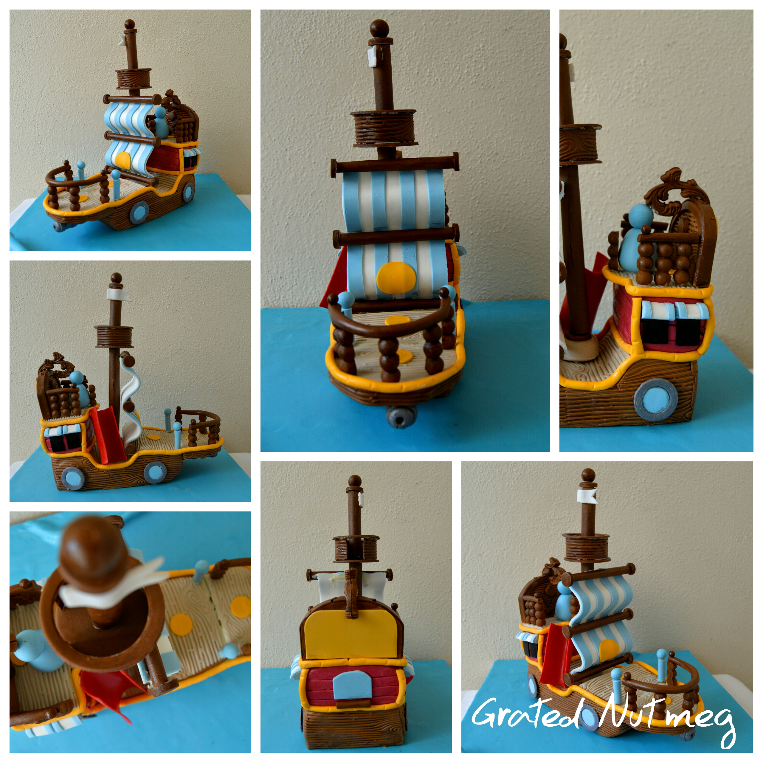 Fondant Ship Pictorial (Jake and the Neverland Pirates)