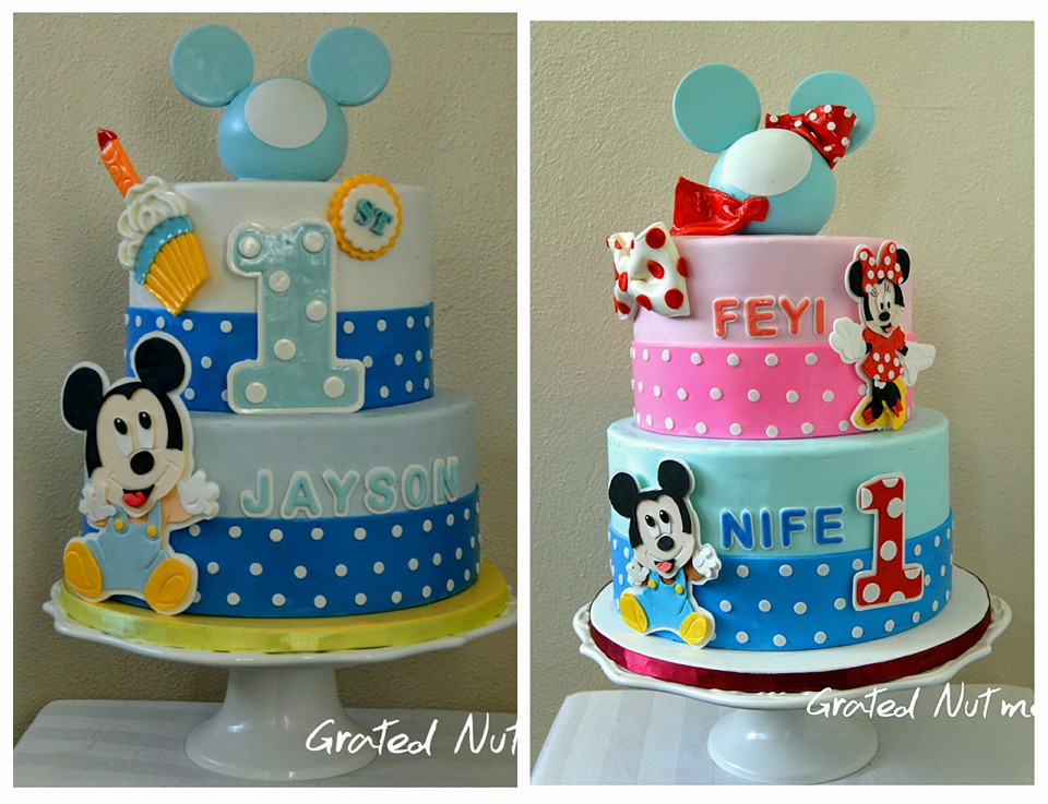 Mickey Mouse Theme Cakes