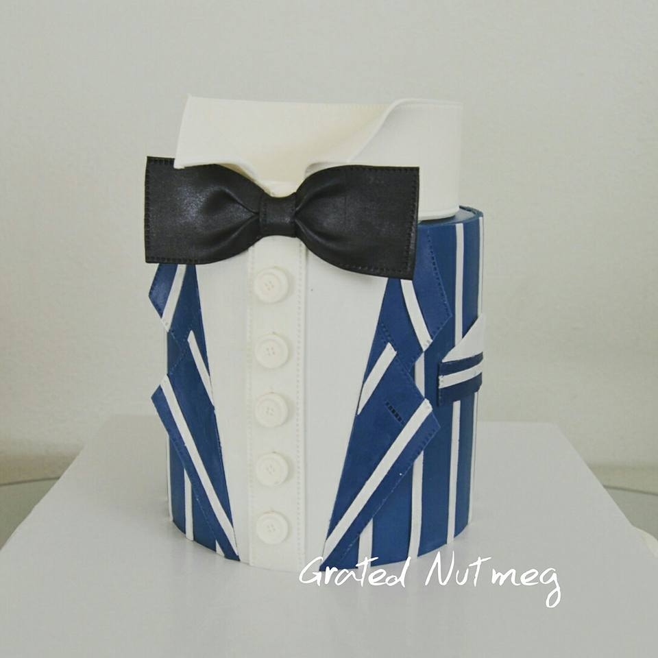 How to Make Suit/Tuxedo Cake Tiers